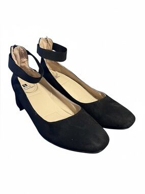 White Mountain Makayla Block Heel Pumps – Black – 9.5